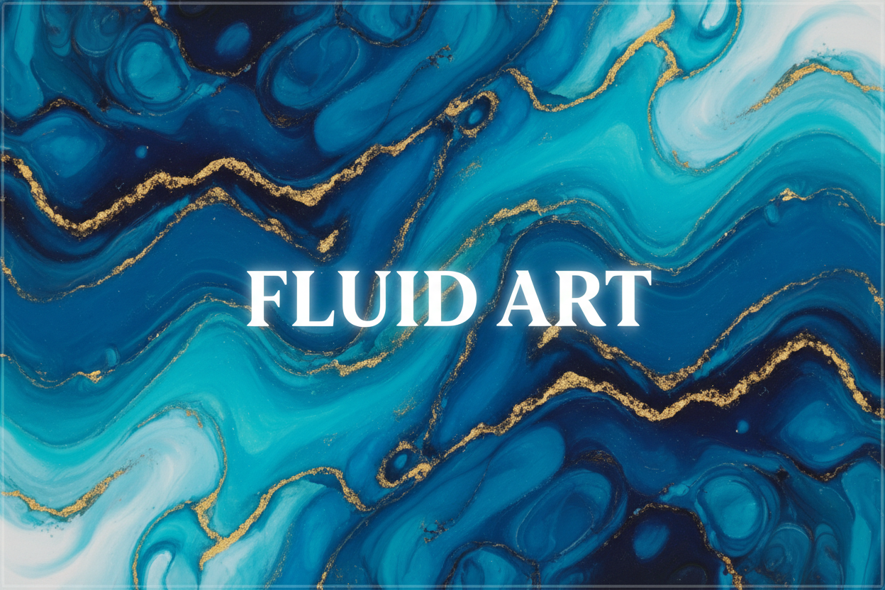 Fluid Art Original Paintings