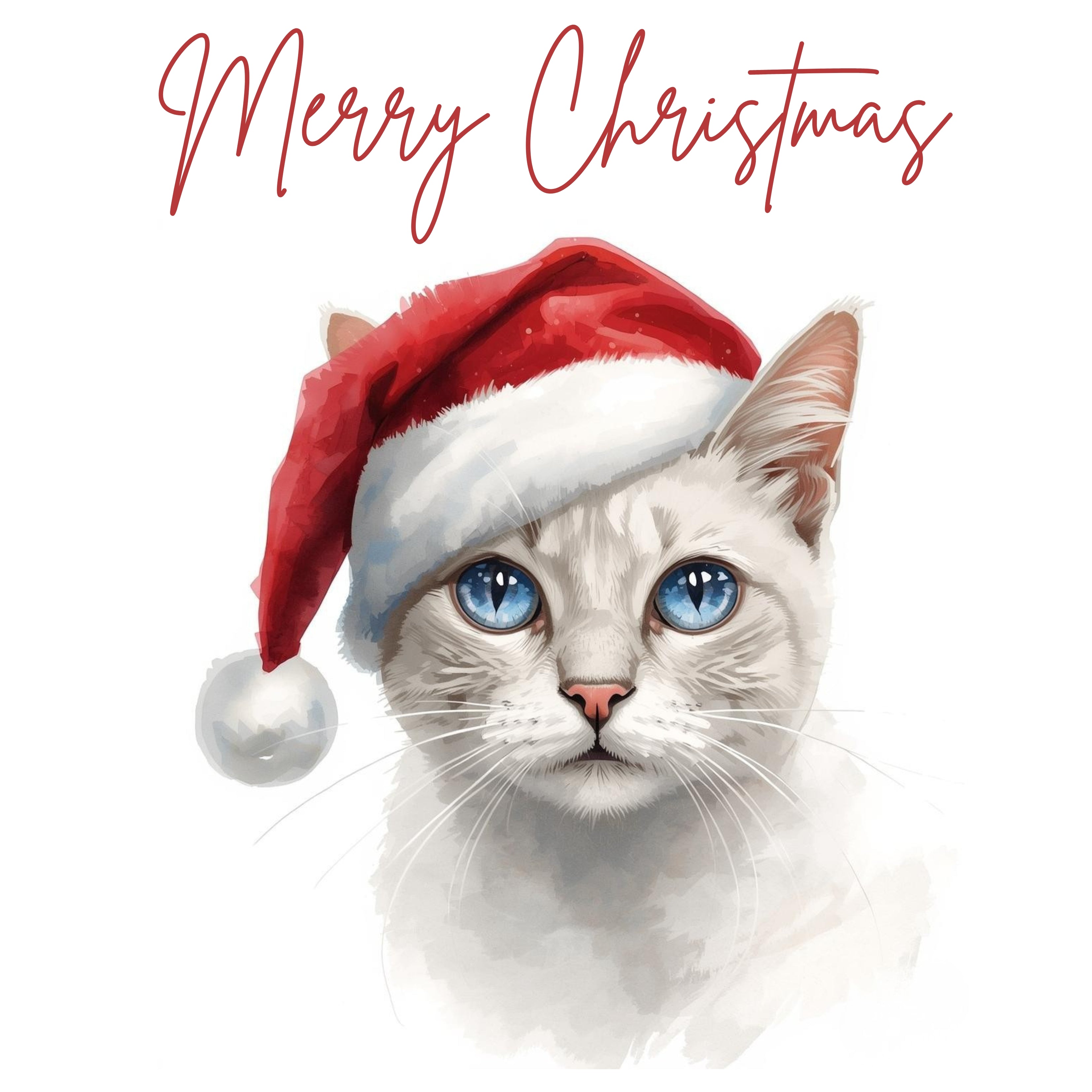 Cats Christmas Card Bundle — Set of 3 Greeting Cards | Leslie lachiche