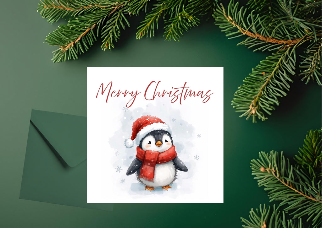 Bundle of 5 Greeting Cards | Baby Animal Christmas Card