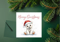 Polo Cub | Christmas Baby Animals Greeting Card | Leslie Lachiche