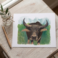 Buffalo 1233 — Art Greeting Card | Lantau Island | HK LOCAL