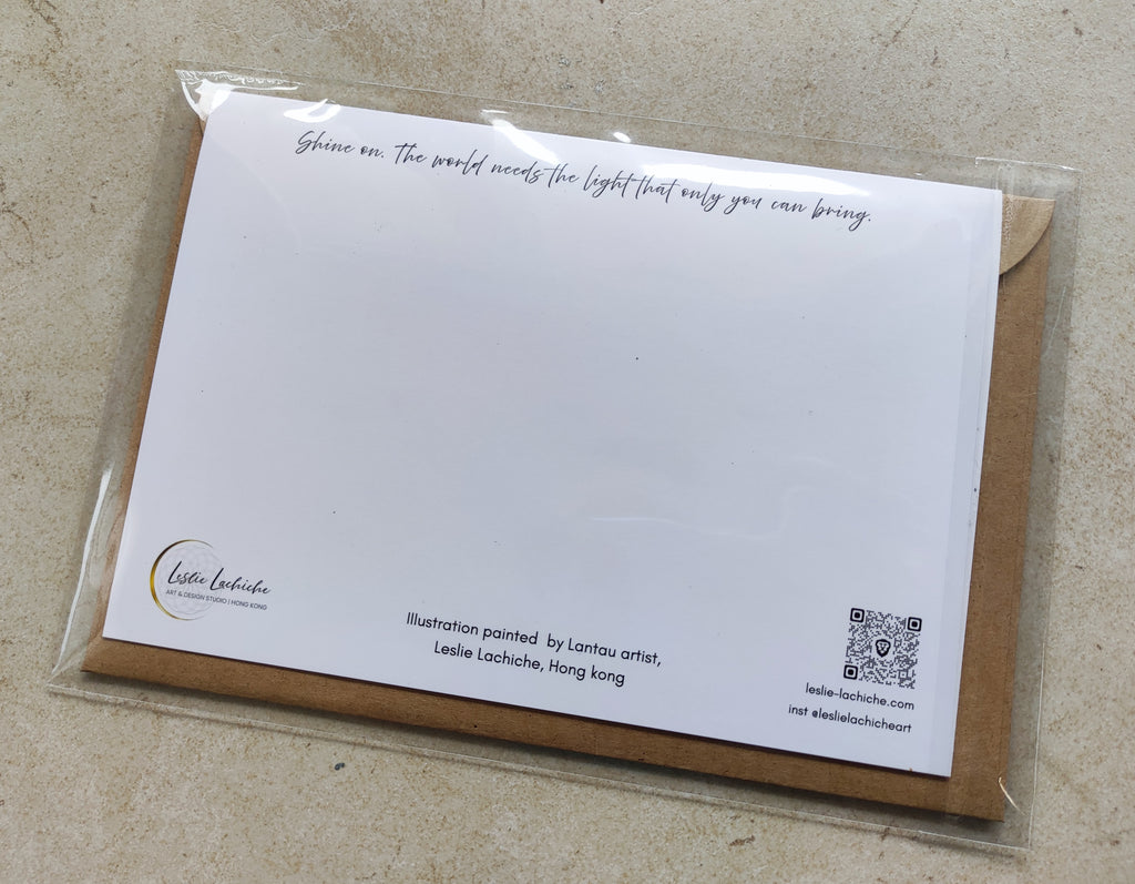 Buffalo 1233 — Art Greeting Card | Lantau Island | HK LOCAL