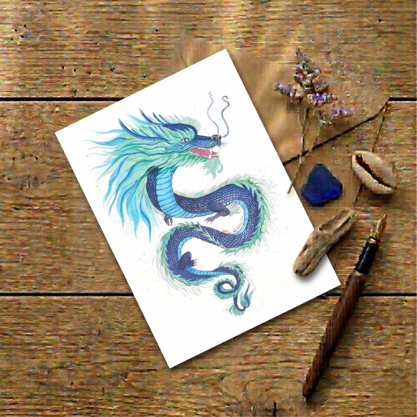Dragon — Art Greeting Card | CNY 2024