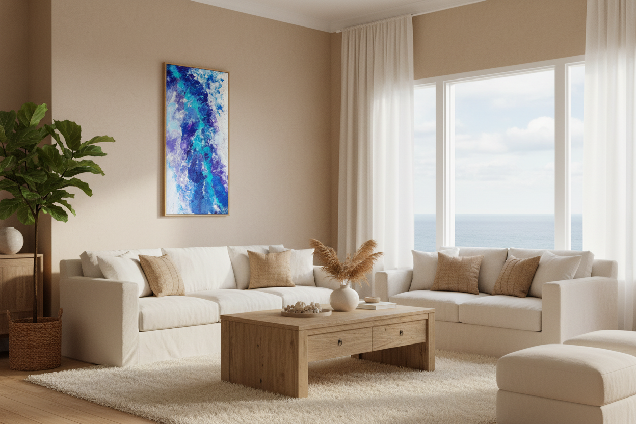 Ice Flow Painting with Natural Ambient Lighting