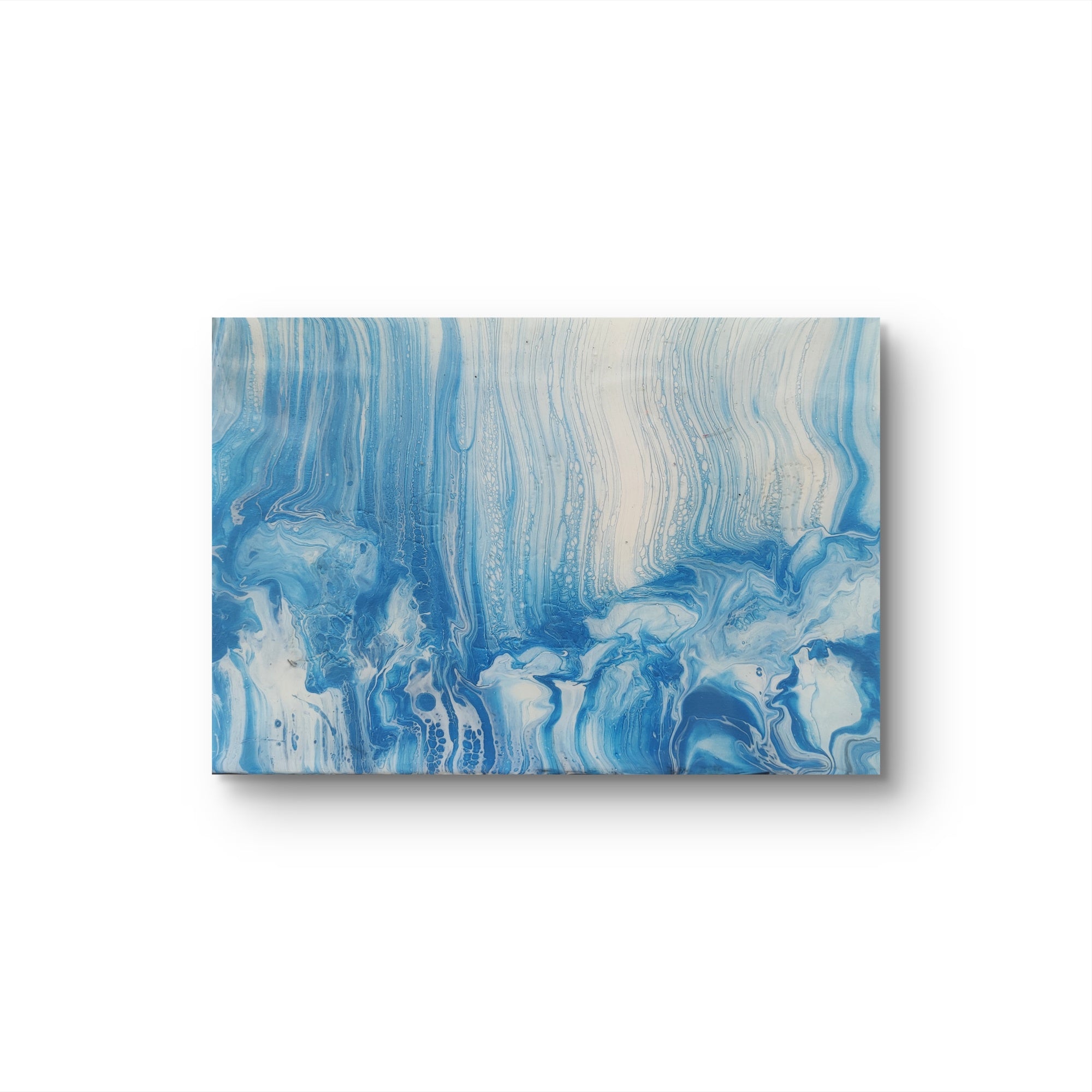 Into the Blue — Original Fluid Art Painting | OCEAN Collection