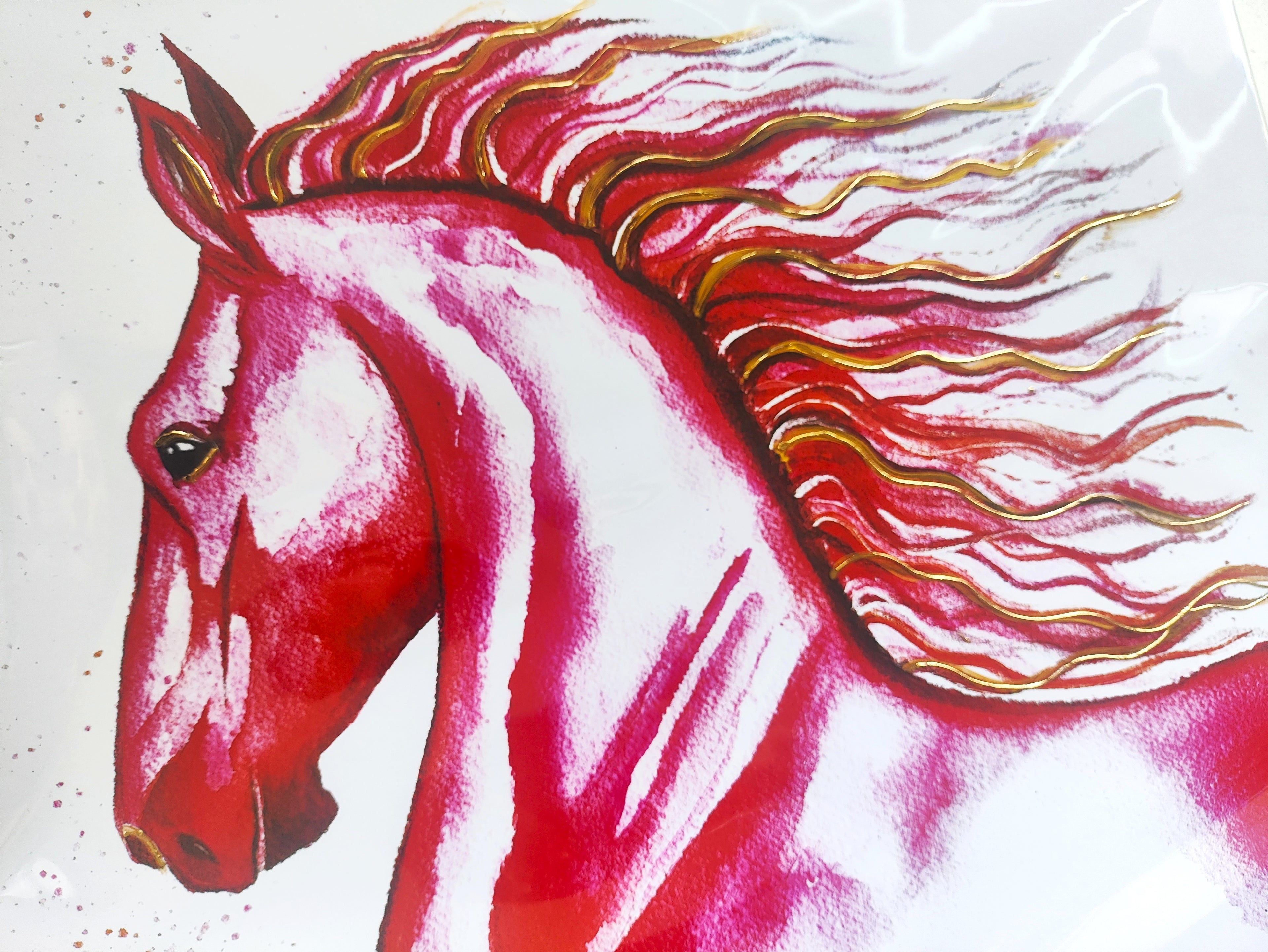 ResHorse - Art Poster | Gold Foil | A3 | HK LOCAL