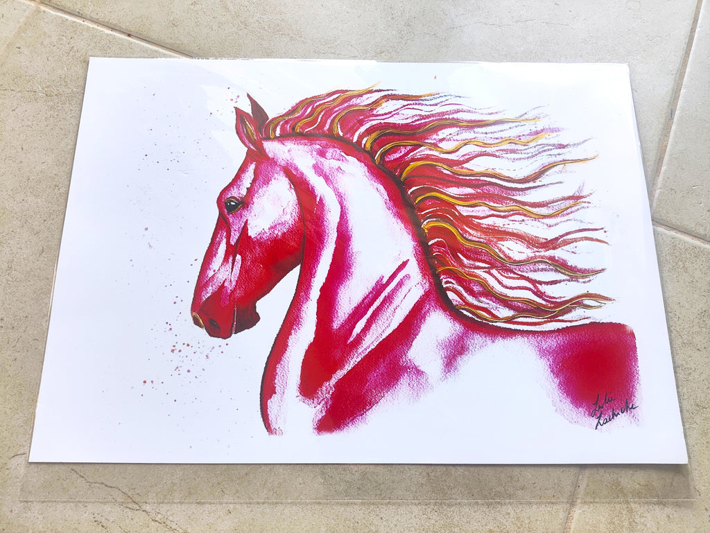 ResHorse - Art Poster | Gold Foil | A3 | HK LOCAL