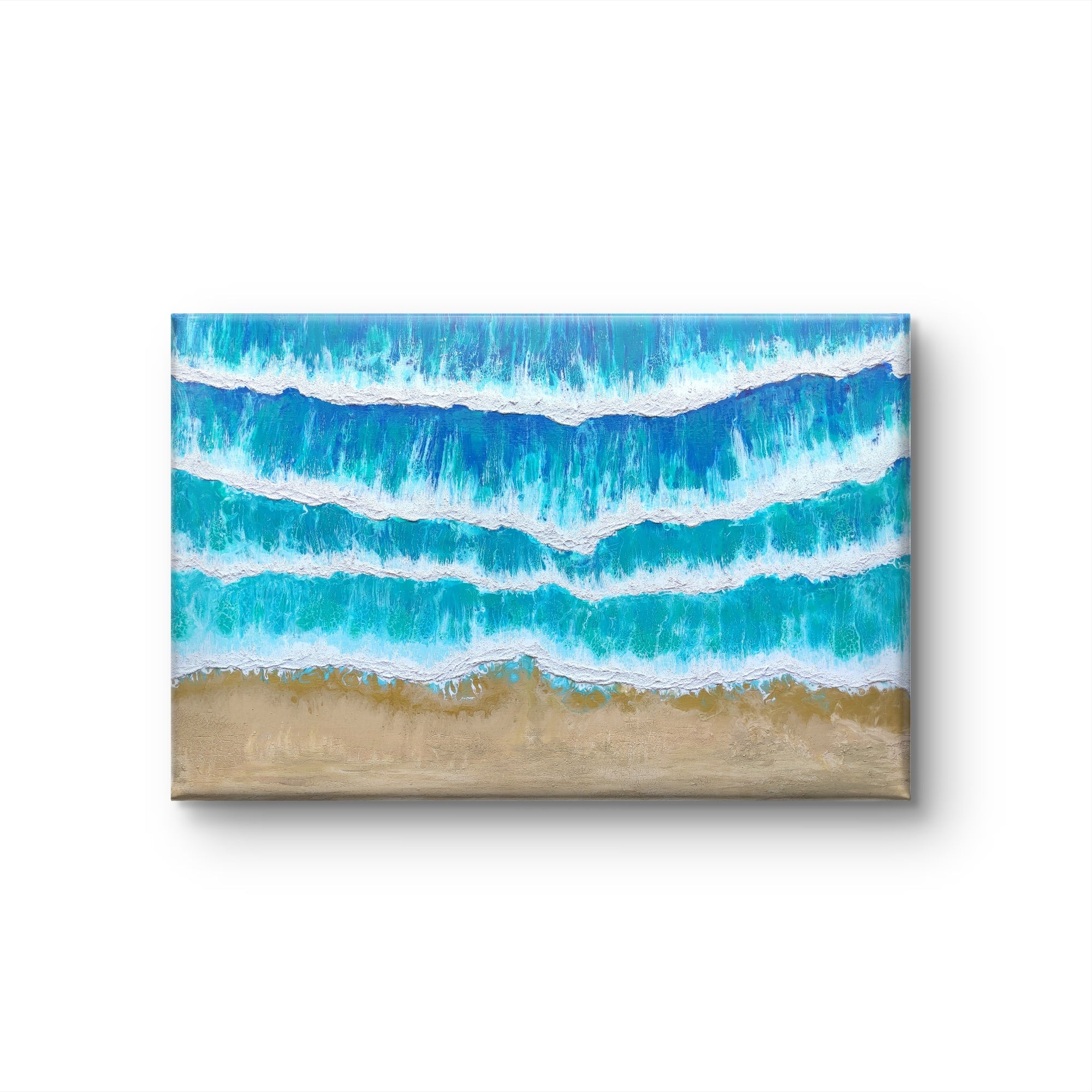 Serpentitude — Original Large Fluid Art Seascape Painting | OCEAN Collection